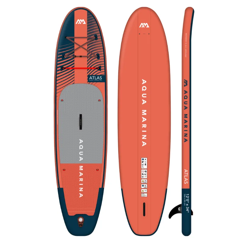 Aqua Marina 12’0” Atlas 2023 Inflatable Paddle Board All-Around Advanced SUP