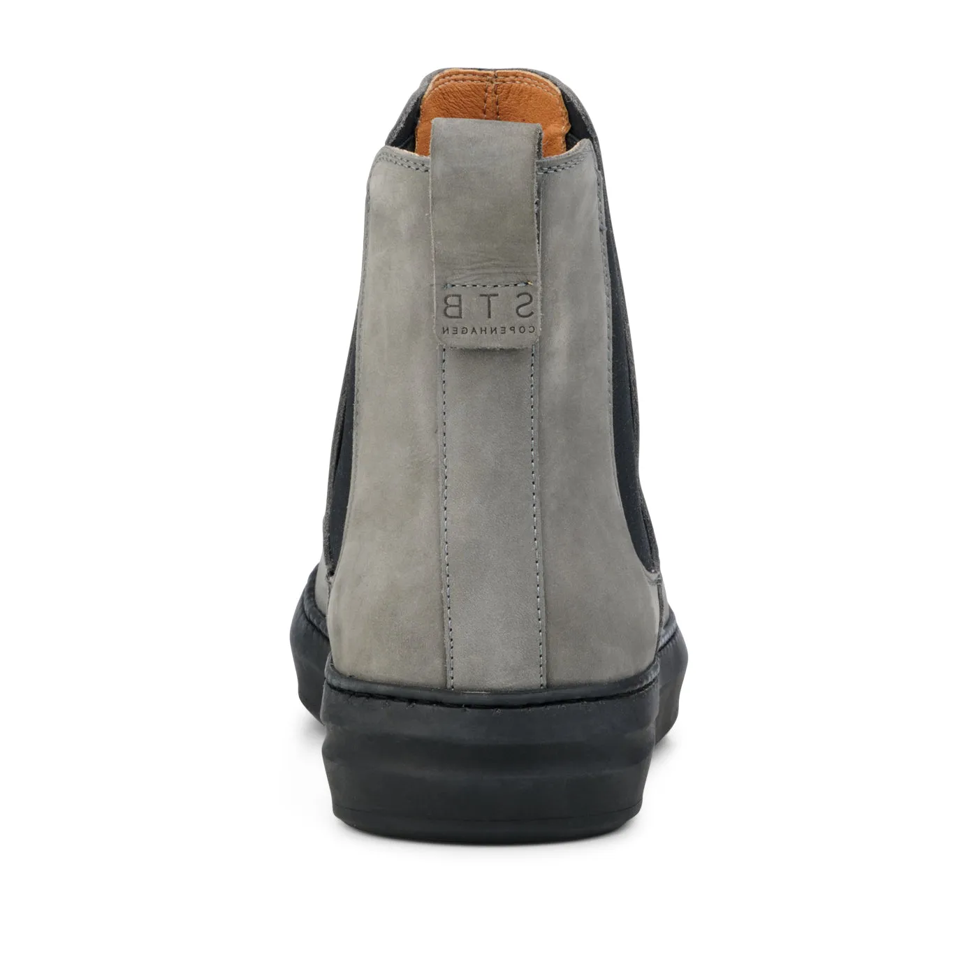 Aren nubuck chelsea boot - GREY