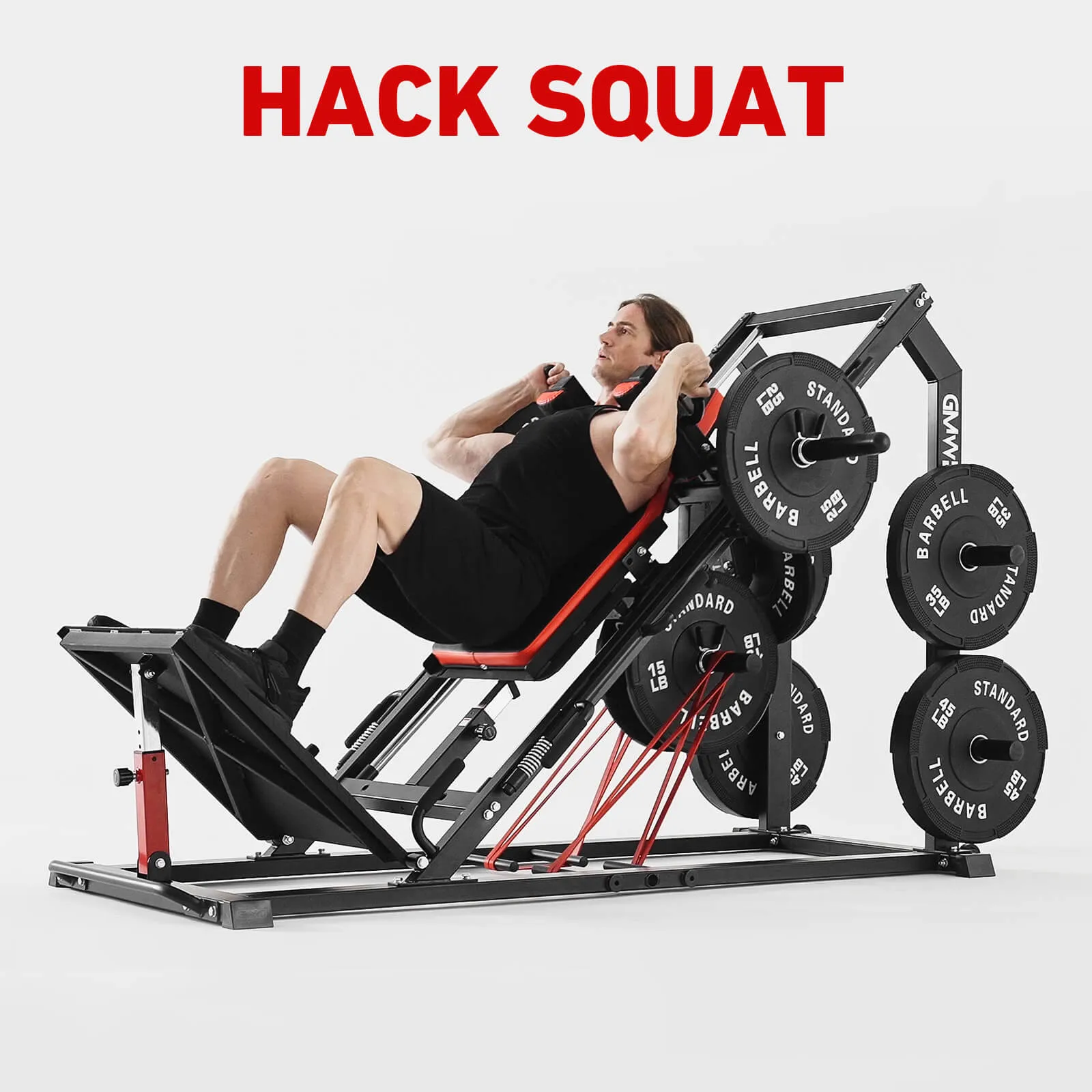 Arete ™ 3-in-1 Leg Press and Hack Squat Machine