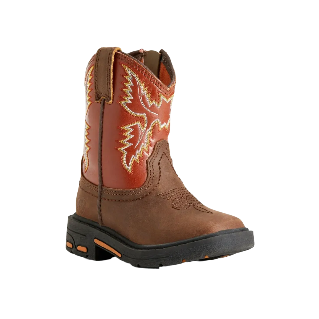 Ariat M&F Kid's Lil' Stompers Brown Boot