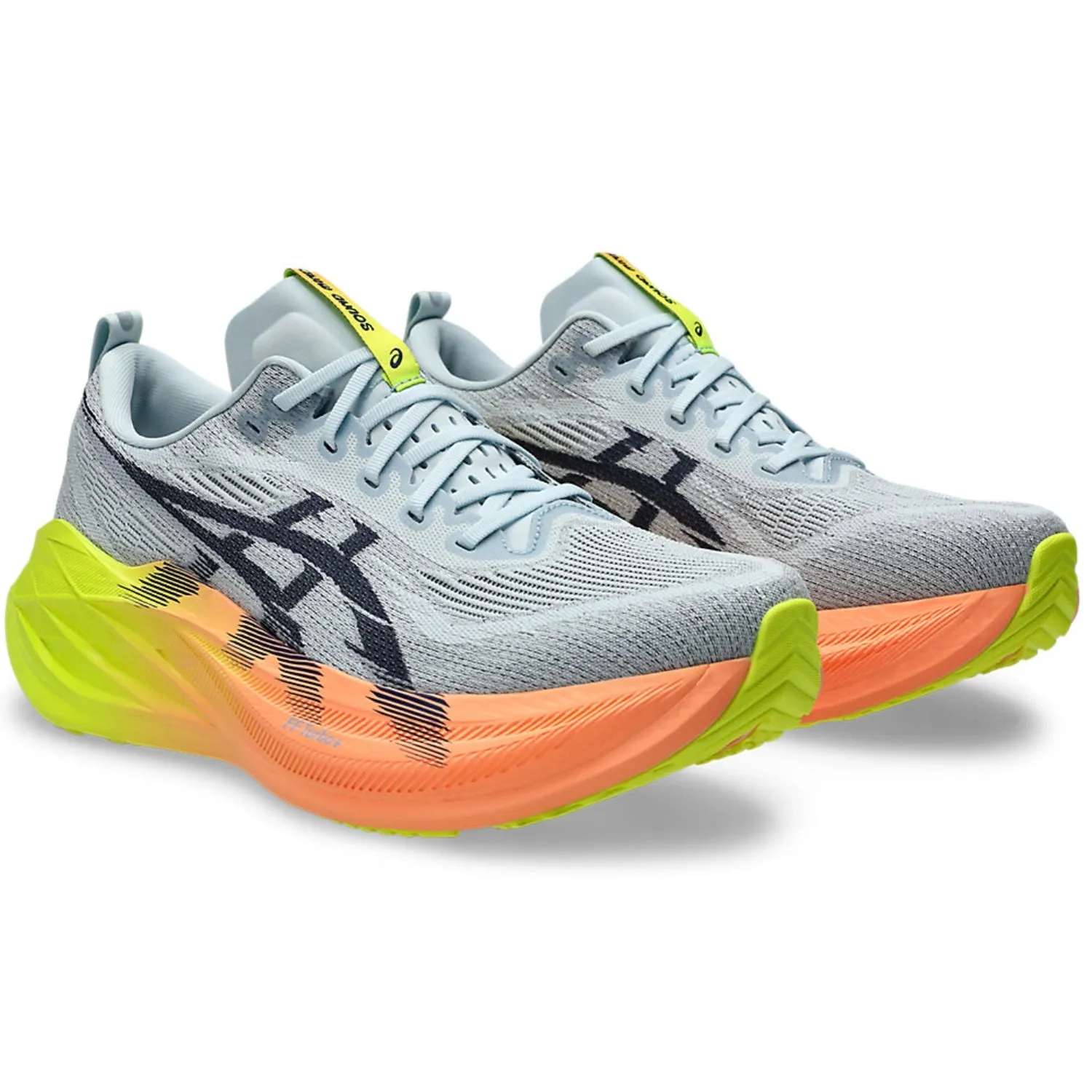 ASICS Super Blast 2 Paris Men's Running Shoe, Cool Grey/Safety Yellow