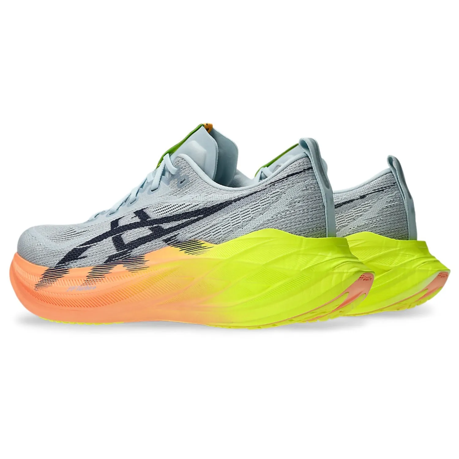 ASICS Super Blast 2 Paris Men's Running Shoe, Cool Grey/Safety Yellow