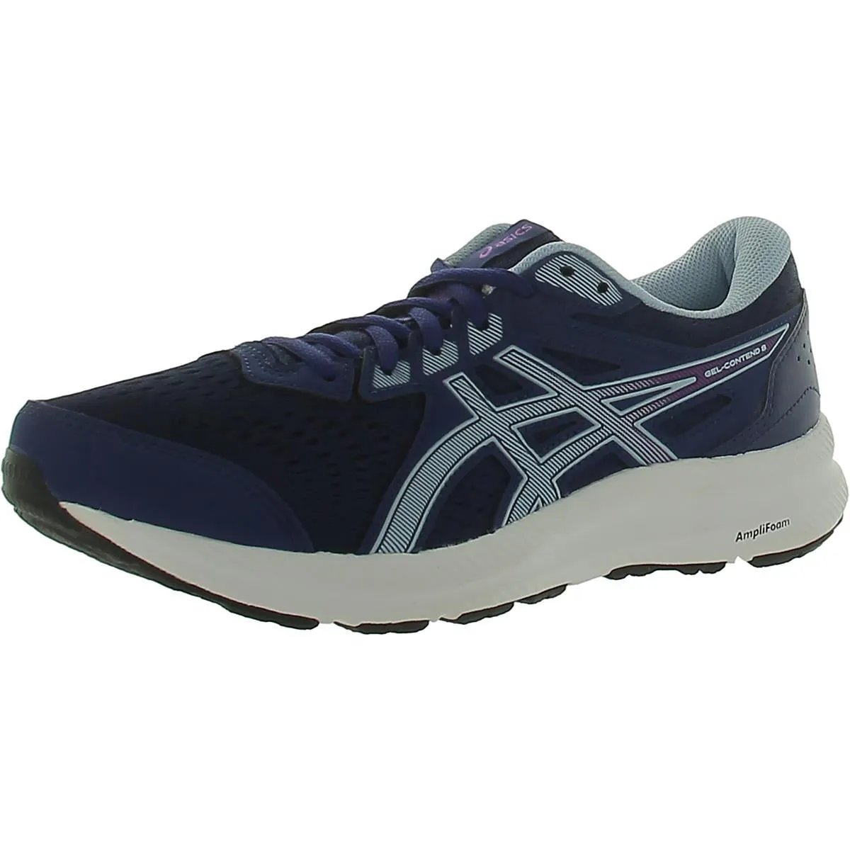 Asics Womens Gel-Contend 8 Lace-Up Padded Insole Running & Training Shoes