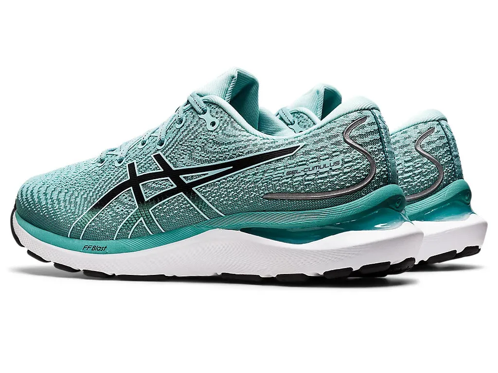 Asics Women's GEL-CUMULUS 24 - OASIS GREEN/BLACK