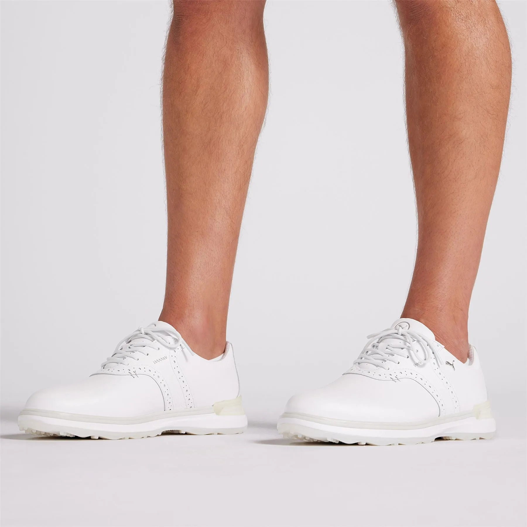 Avant Leather Spikeless Golf Shoes White - AW24