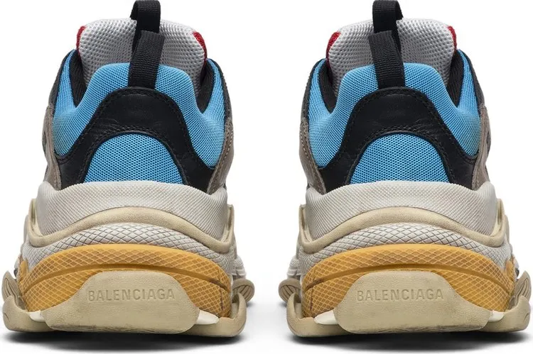 Balenciaga Triple S Sneaker Blue Red 2018, blue