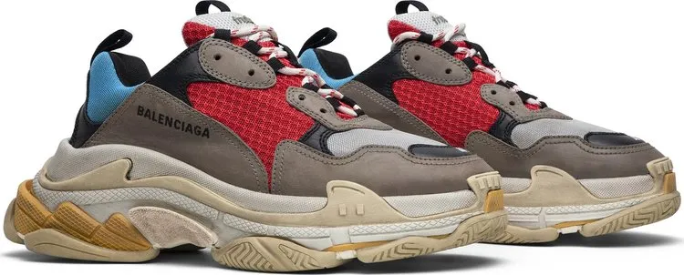 Balenciaga Triple S Sneaker Blue Red 2018, blue