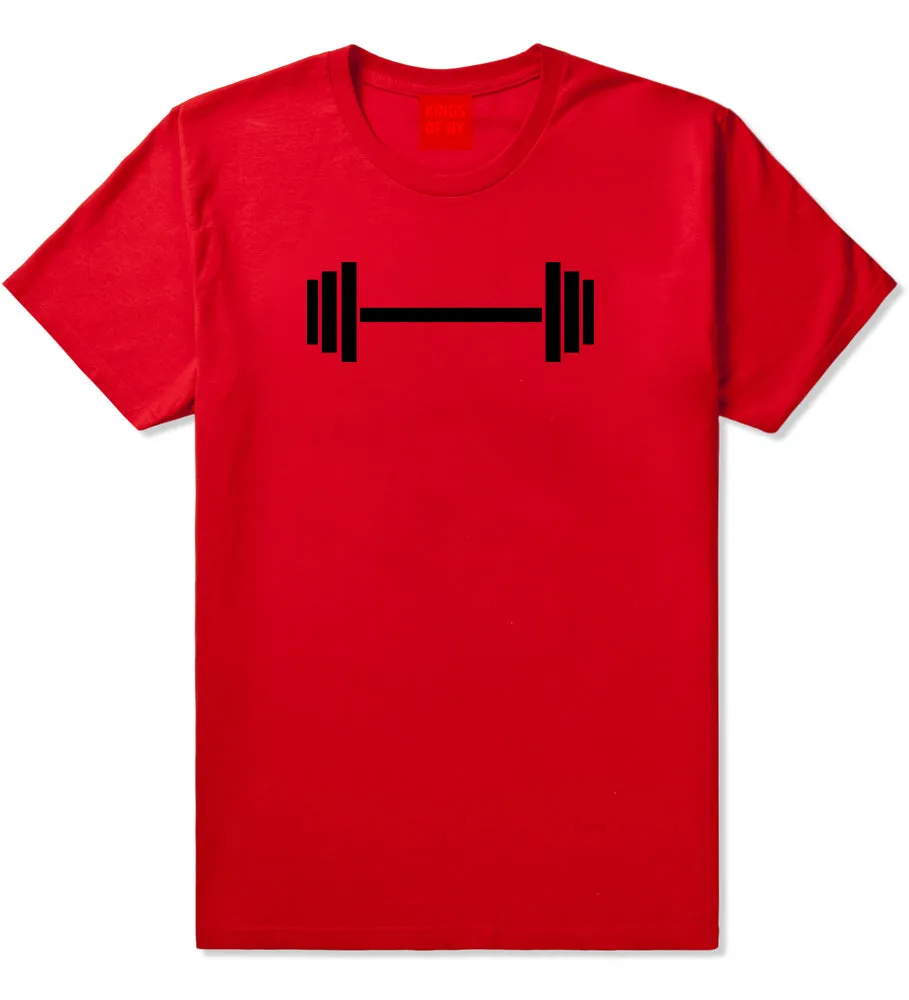 Barbell Workout Gym Mens T-Shirt