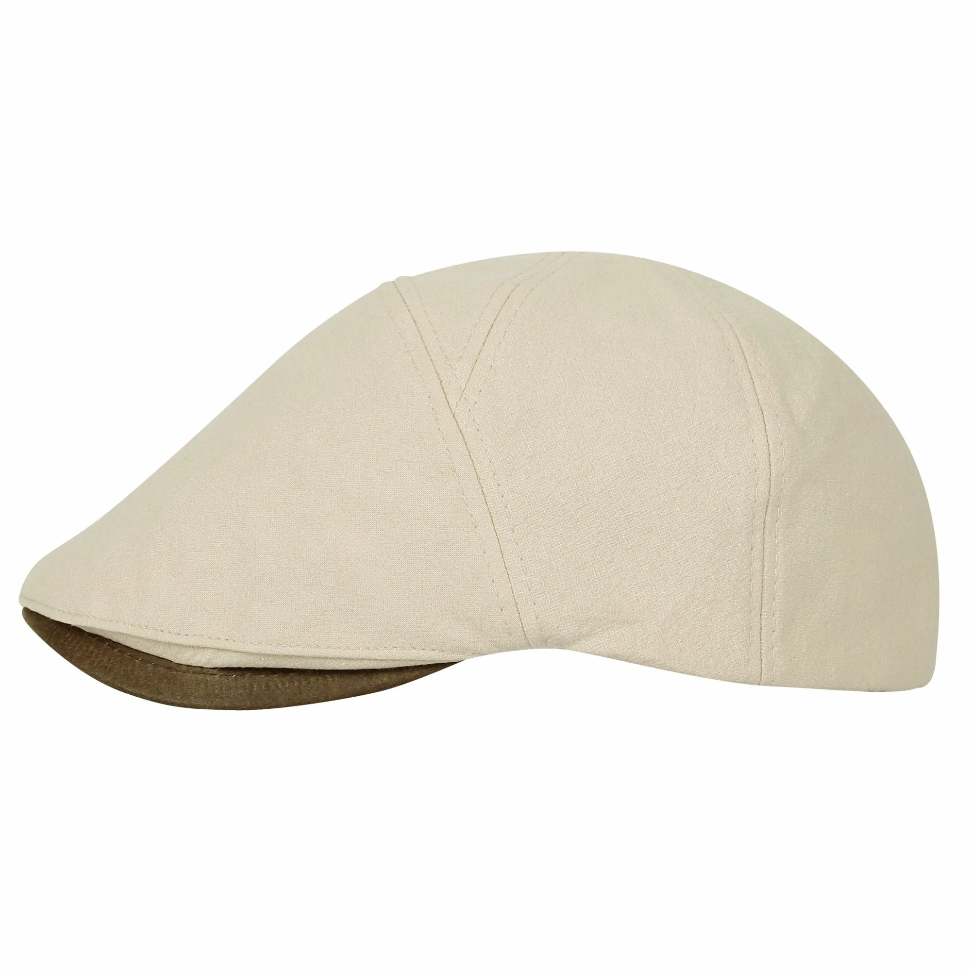 Basic Newsboy Hat Faux Leather Brim Adjustable Flat Cap SL31274