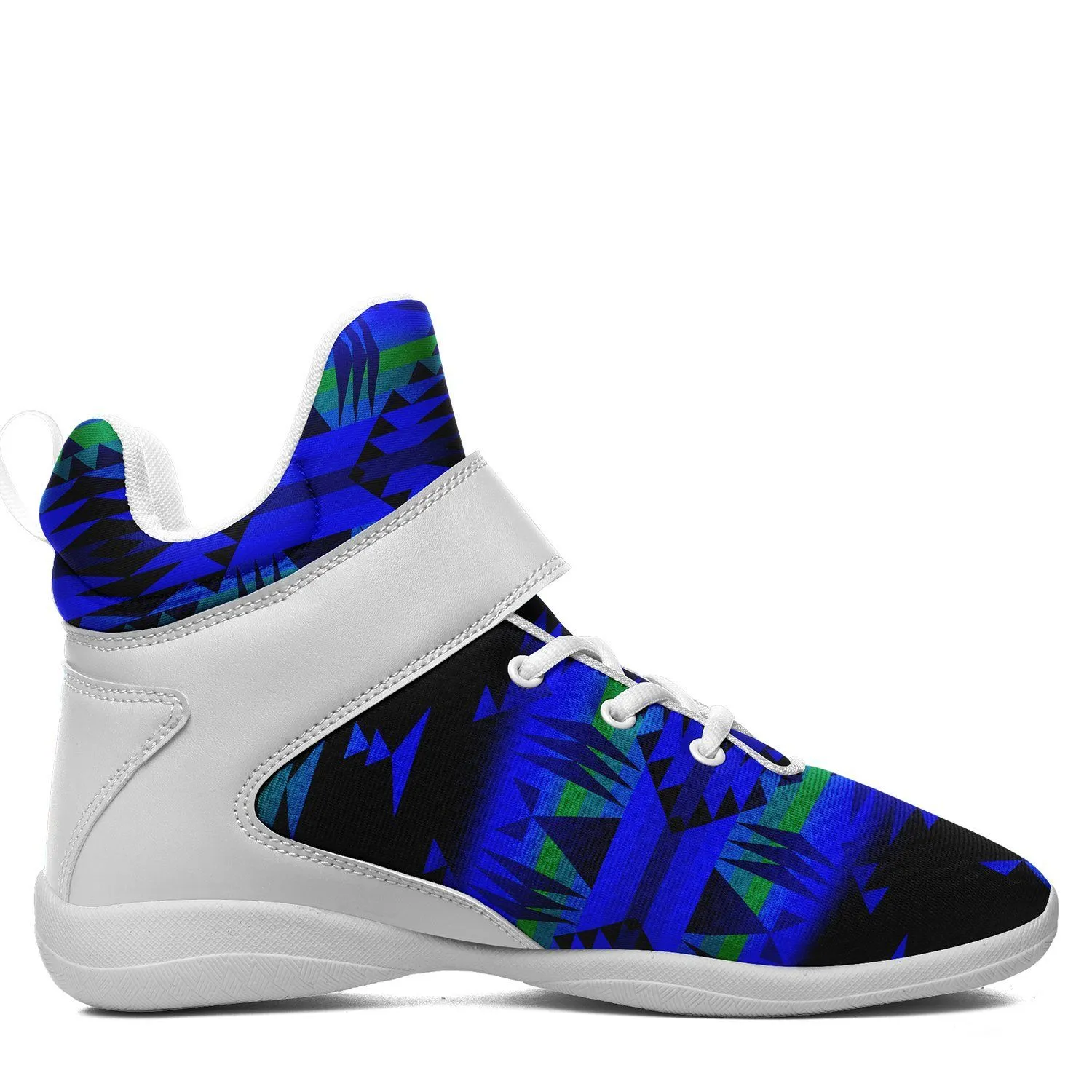 Between the Blue Ridge Mountains Ipottaa Basketball / Sport High Top Shoes - White Sole