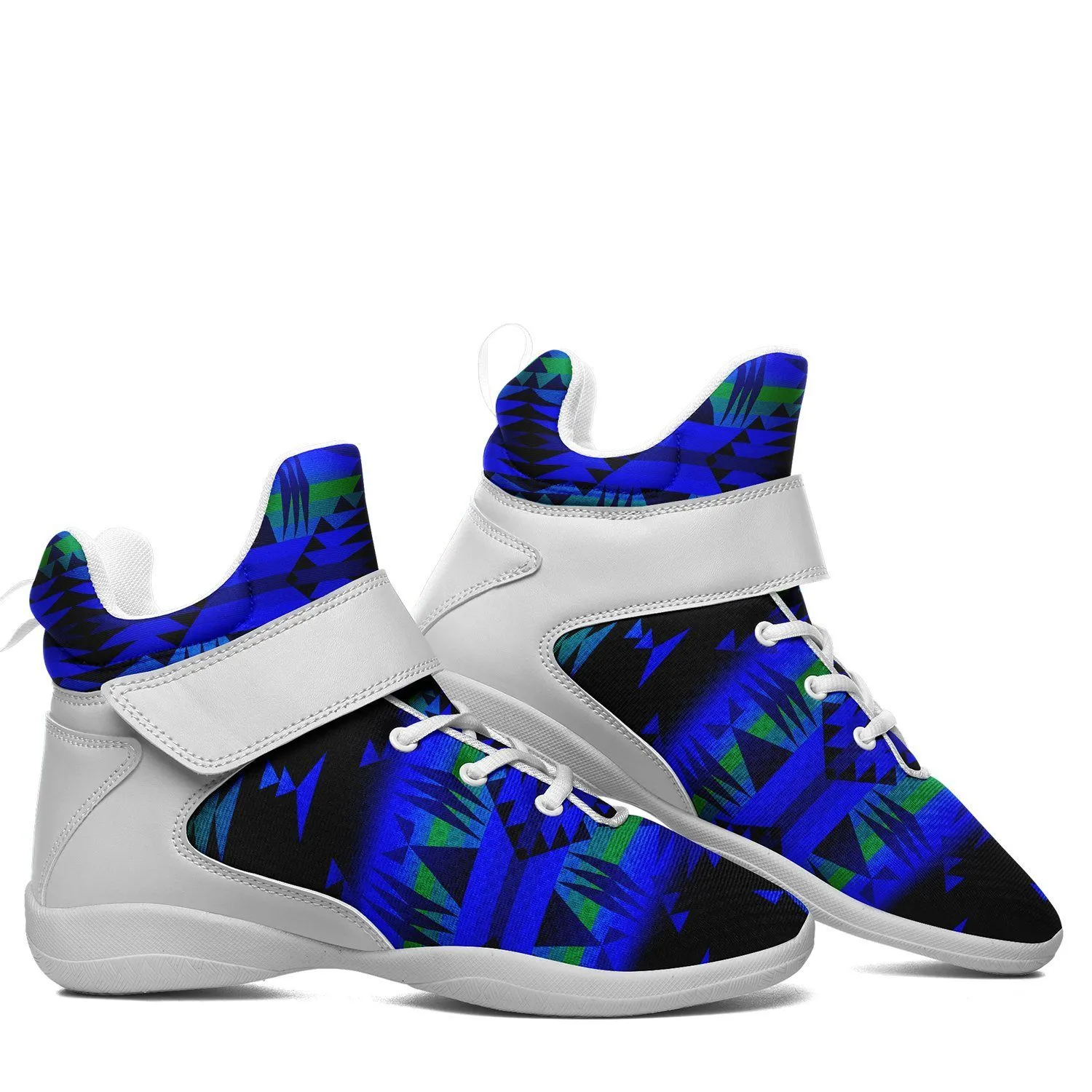 Between the Blue Ridge Mountains Ipottaa Basketball / Sport High Top Shoes - White Sole