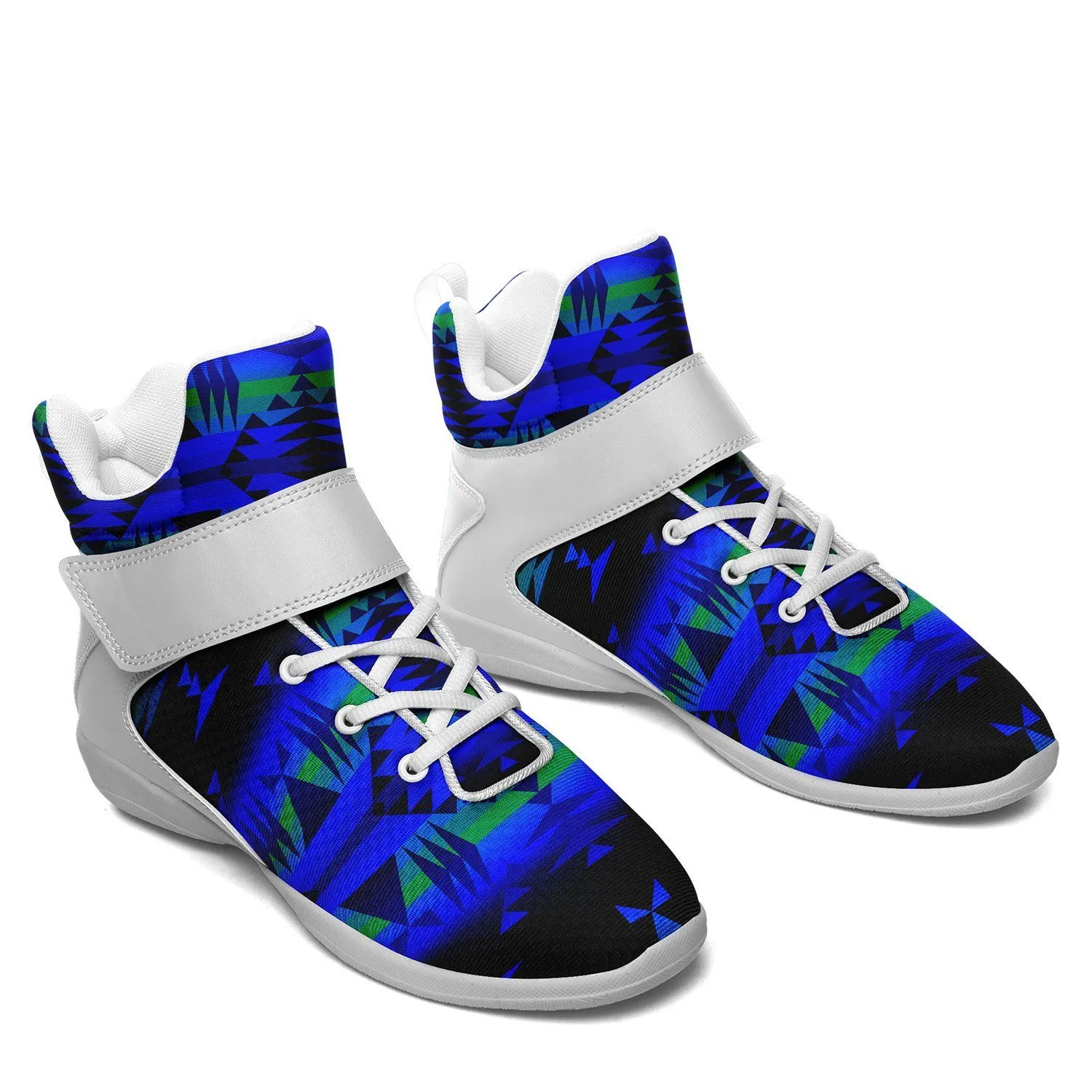 Between the Blue Ridge Mountains Ipottaa Basketball / Sport High Top Shoes - White Sole