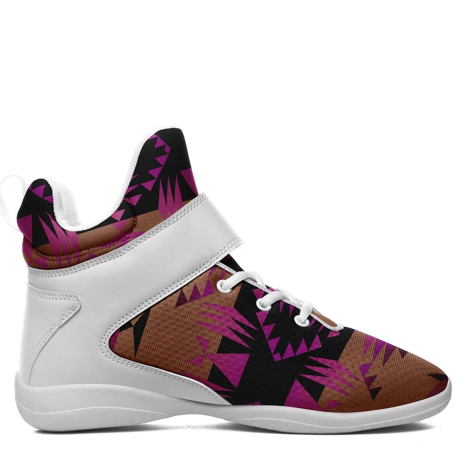 Between the Mountains Berry Ipottaa Basketball / Sport High Top Shoes - White Sole