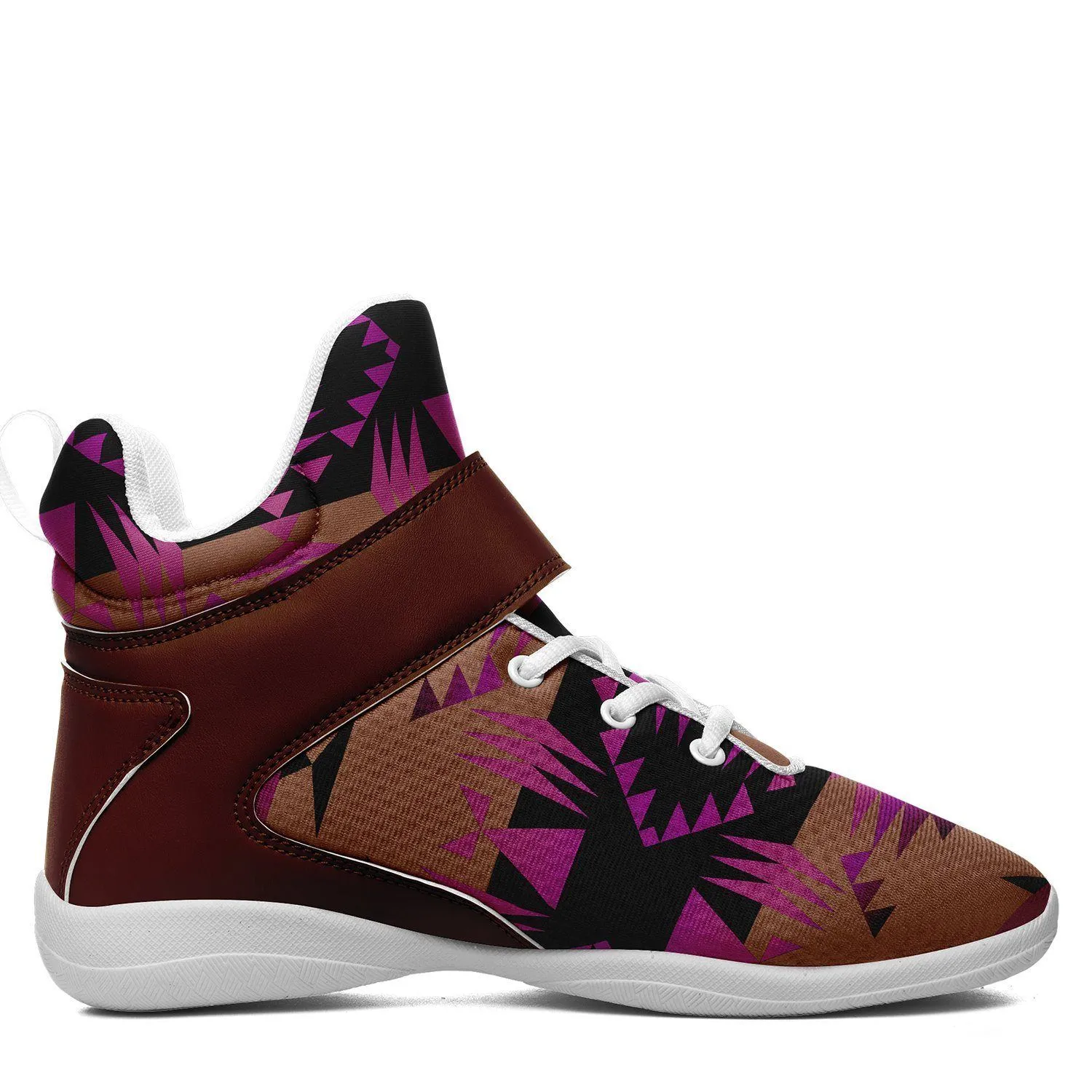 Between the Mountains Berry Ipottaa Basketball / Sport High Top Shoes - White Sole