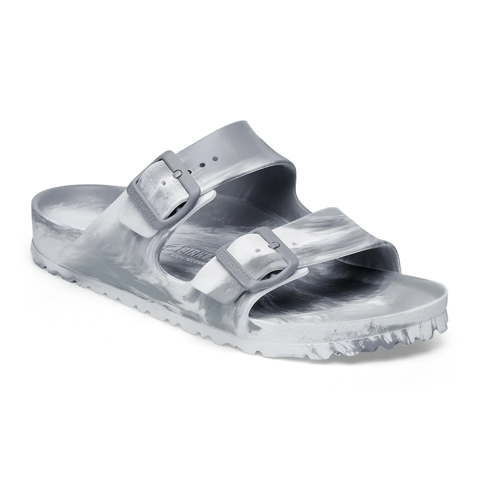 Birkenstock Arizona EVA Slide Sandal (Women) - Multi Stone Coin/White