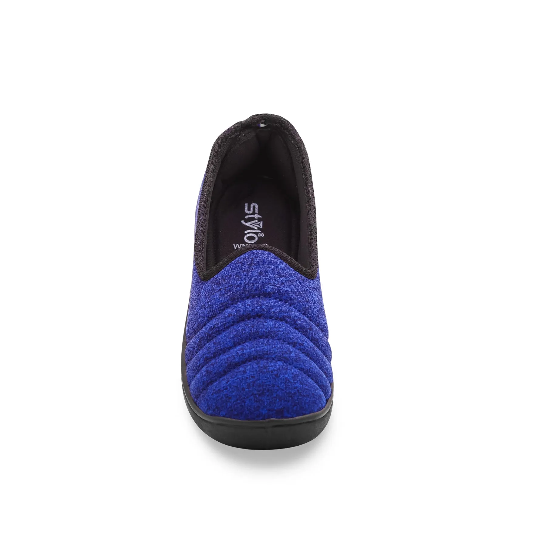 Blue Canvas Slip Ons WN6149