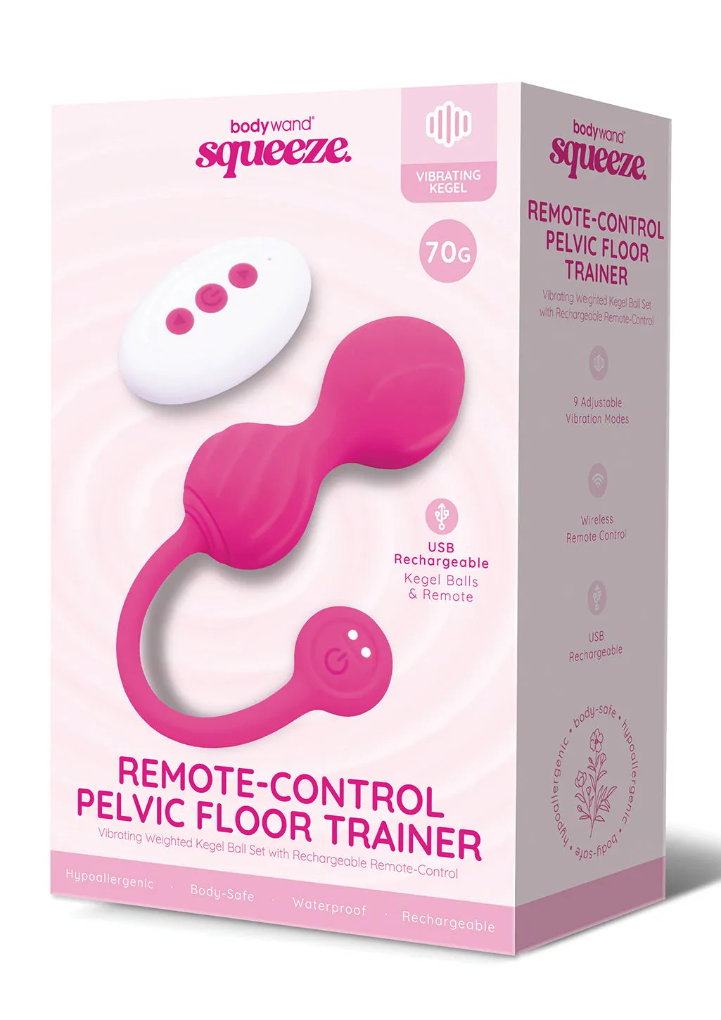 Bodywand Squeeze Remote-Control Pelvic Floor Trainer