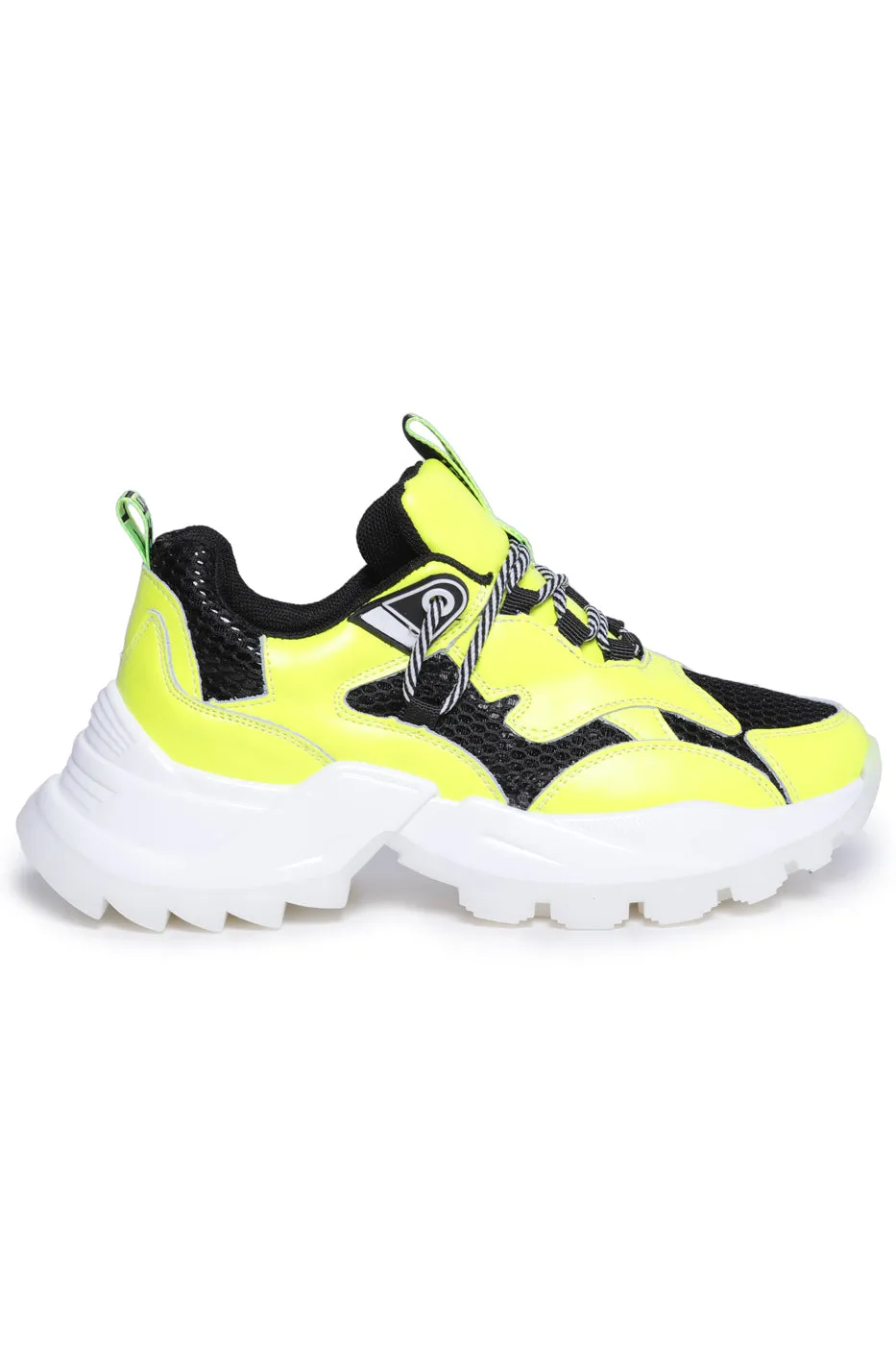 Bolt Chunky Sneakers - Neon