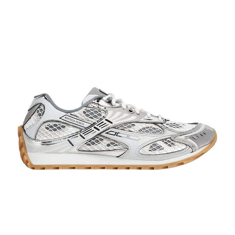 Bottega Veneta Orbit Sneaker 'White Silver', white