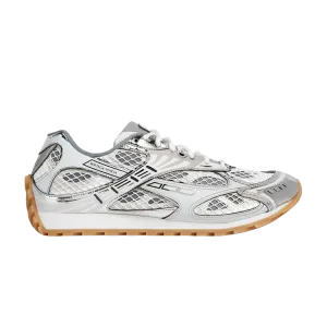 Bottega Veneta Orbit Sneaker 'White Silver', white