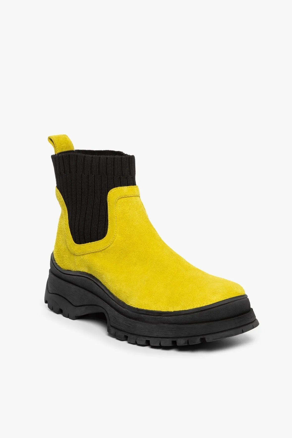 BOW BOOT | CHARTREUSE BLACK