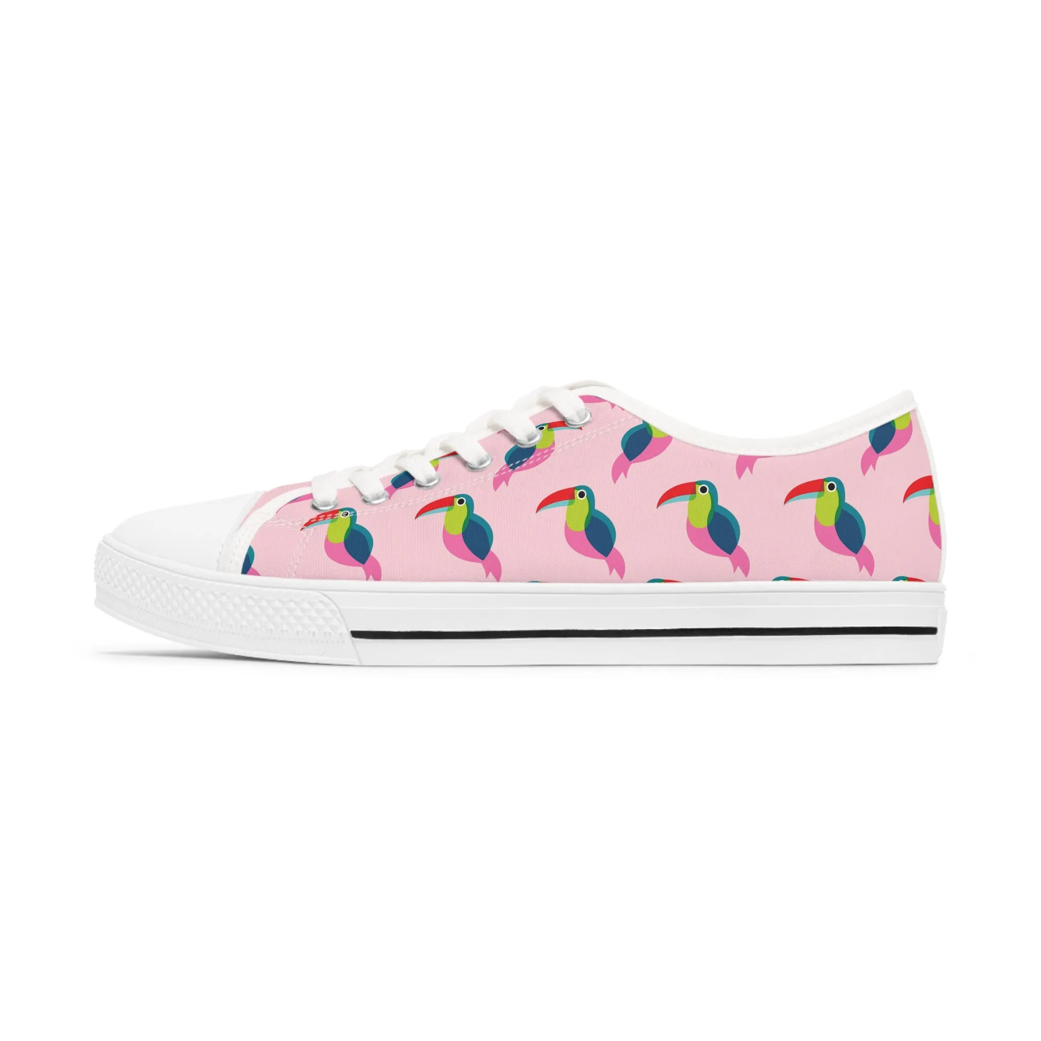 Brazil Toucan Bird Women's Low Top Sneakers