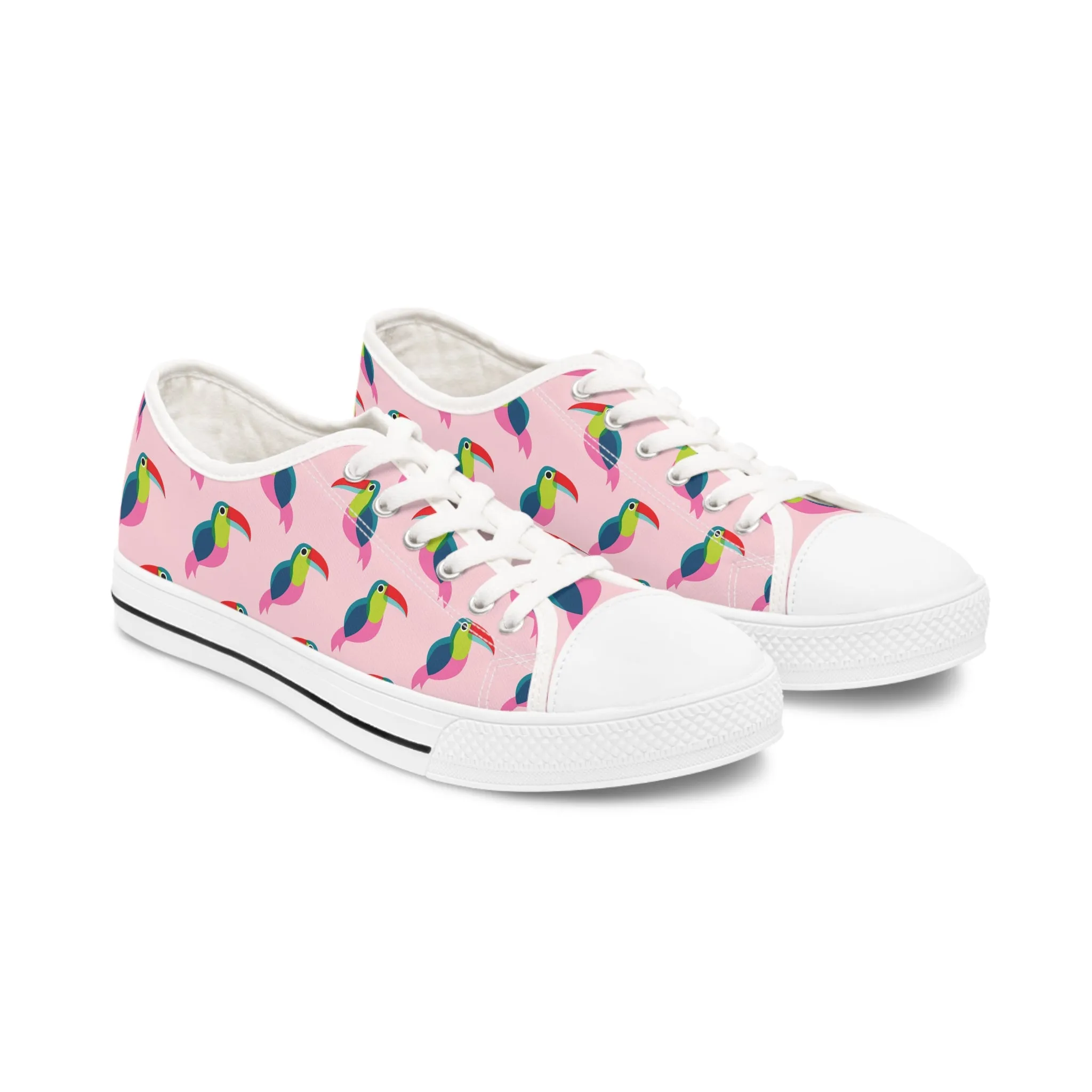 Brazil Toucan Bird Women's Low Top Sneakers