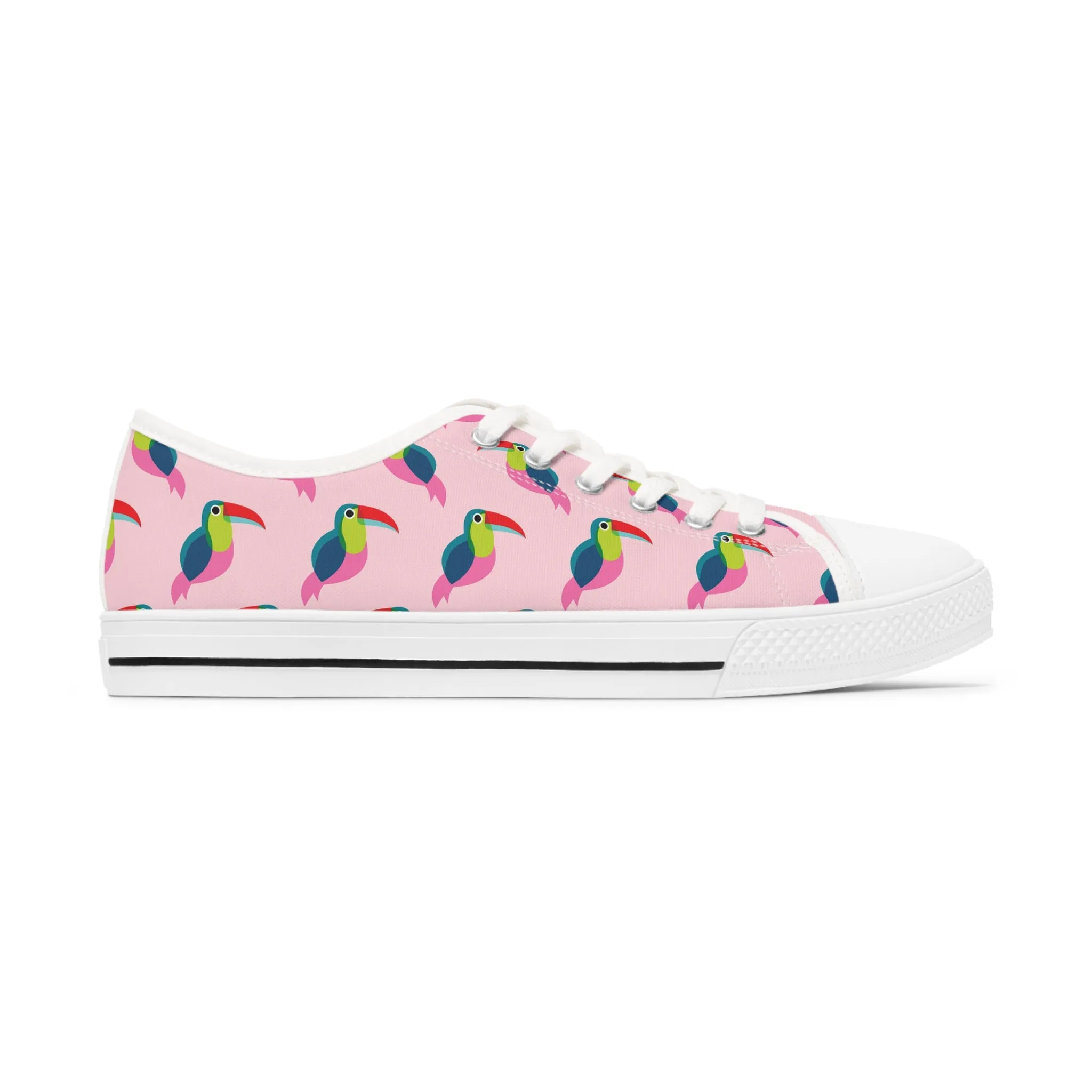 Brazil Toucan Bird Women's Low Top Sneakers