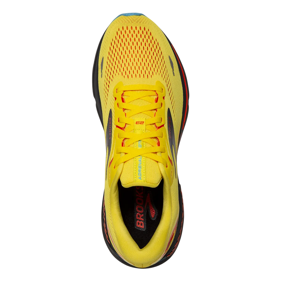 Brooks Adrenaline GTS 23 - Yellow - Foraged Iron - Orange