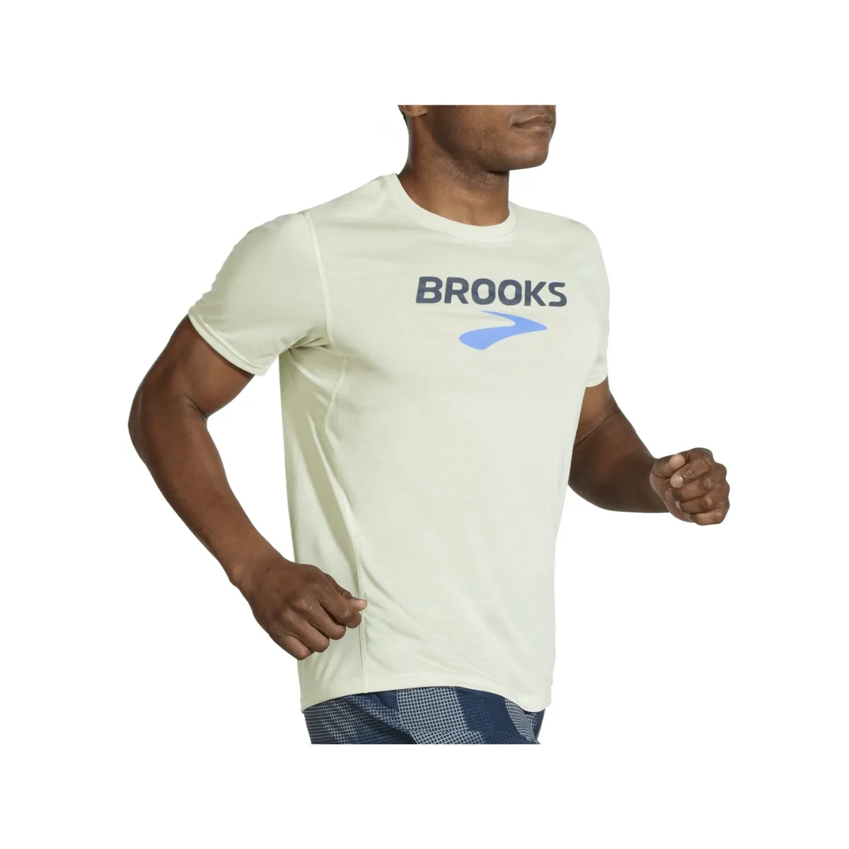 Brooks Distance Short Sleeve T-Shirt White