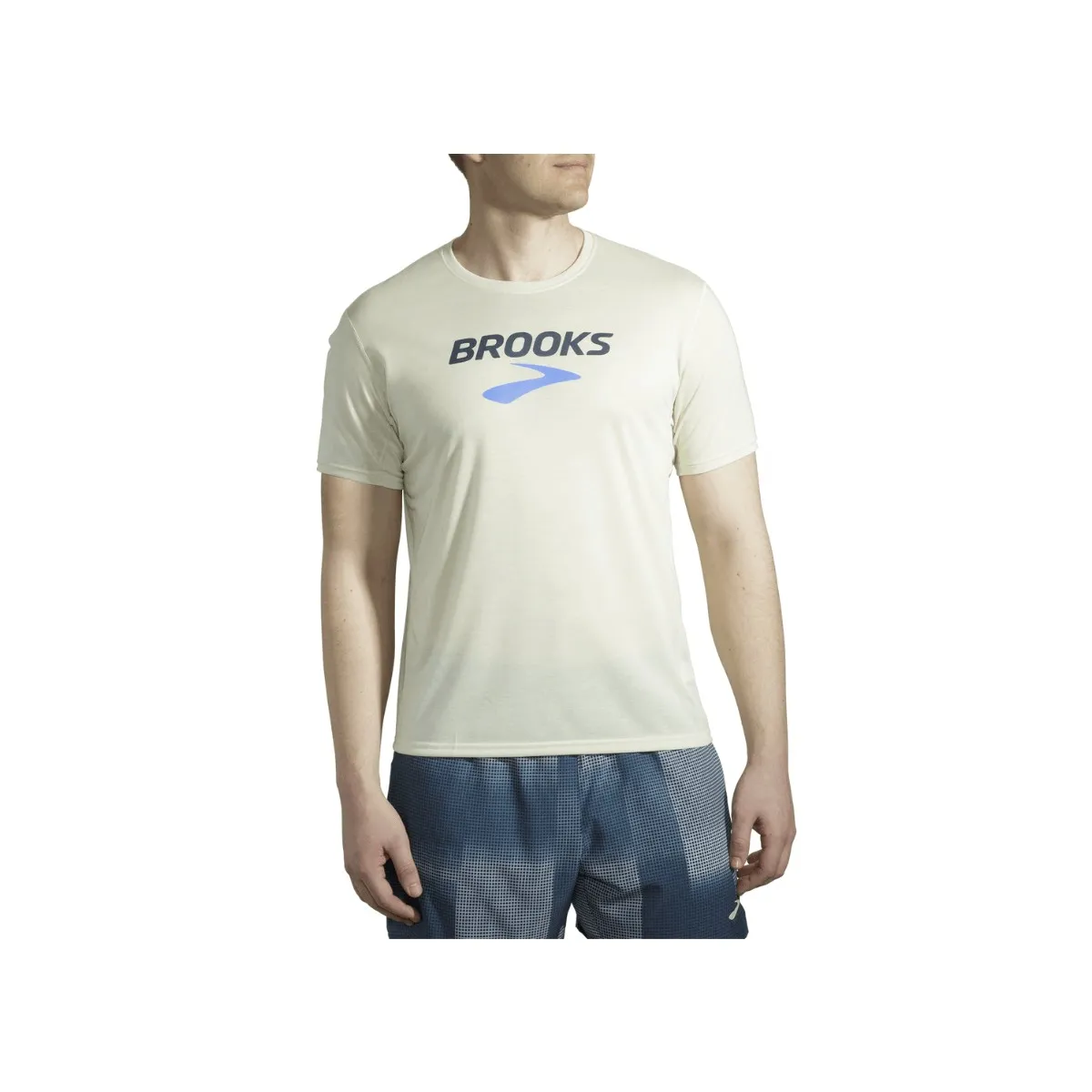 Brooks Distance Short Sleeve T-Shirt White