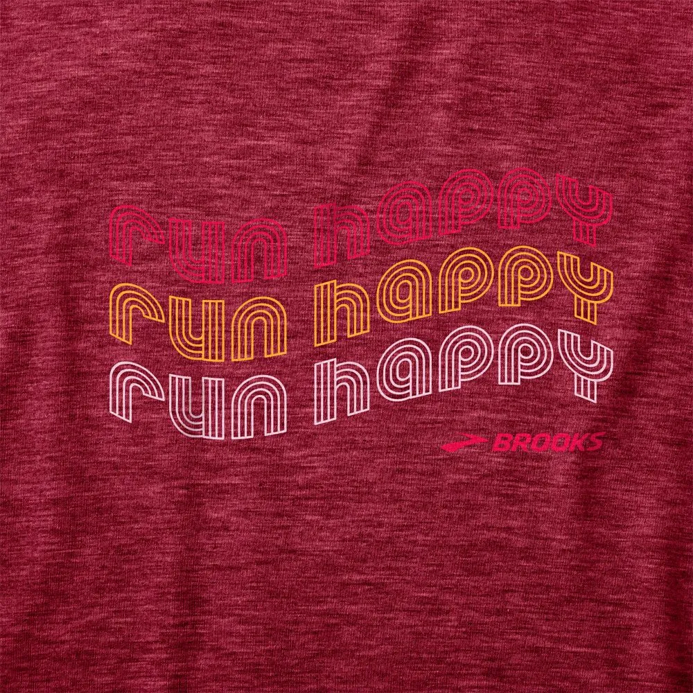 Brooks | Distance Tank 2.0 | Women's | Run Happy Heather Razzmatazz