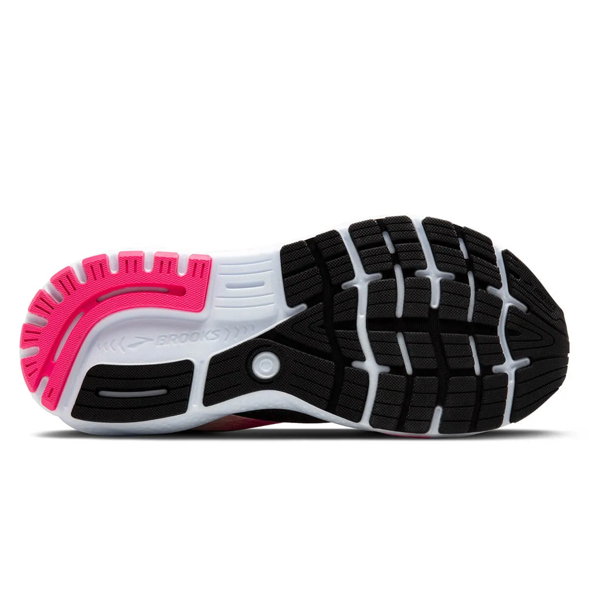 Brooks Ghost 16 Womens | Black/pink/yellow