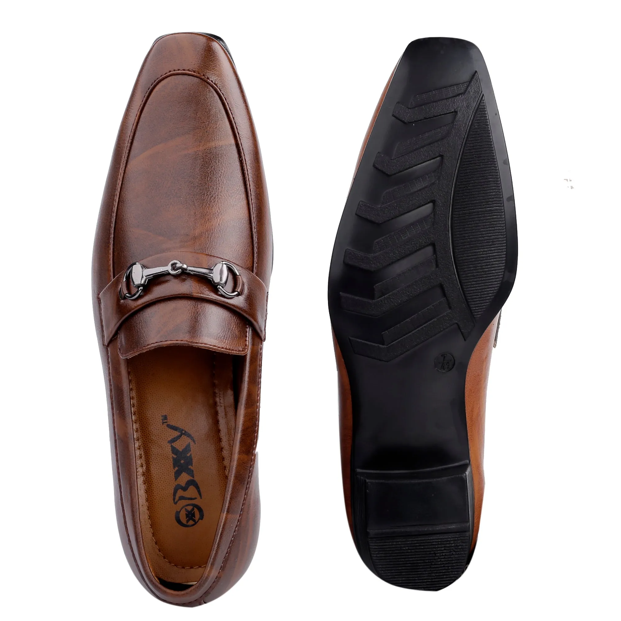 BXXY Men's Height Increasing  Casual, Loafer And Moccasins, Buckle Shoes