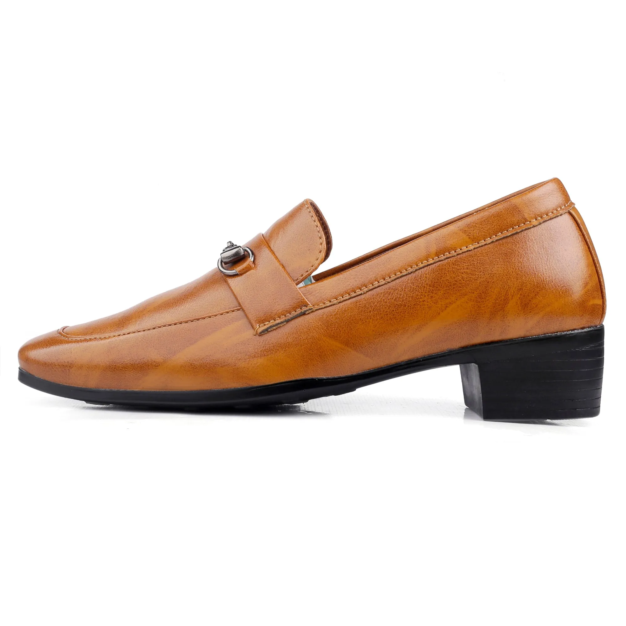 BXXY Men's Height Increasing  Casual, Loafer And Moccasins, Buckle Shoes