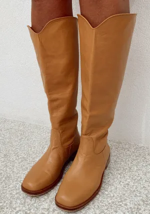 Byron Tall Boot - Tan