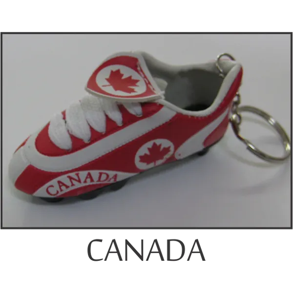 Canada Mini Soccer Shoe Key Chain