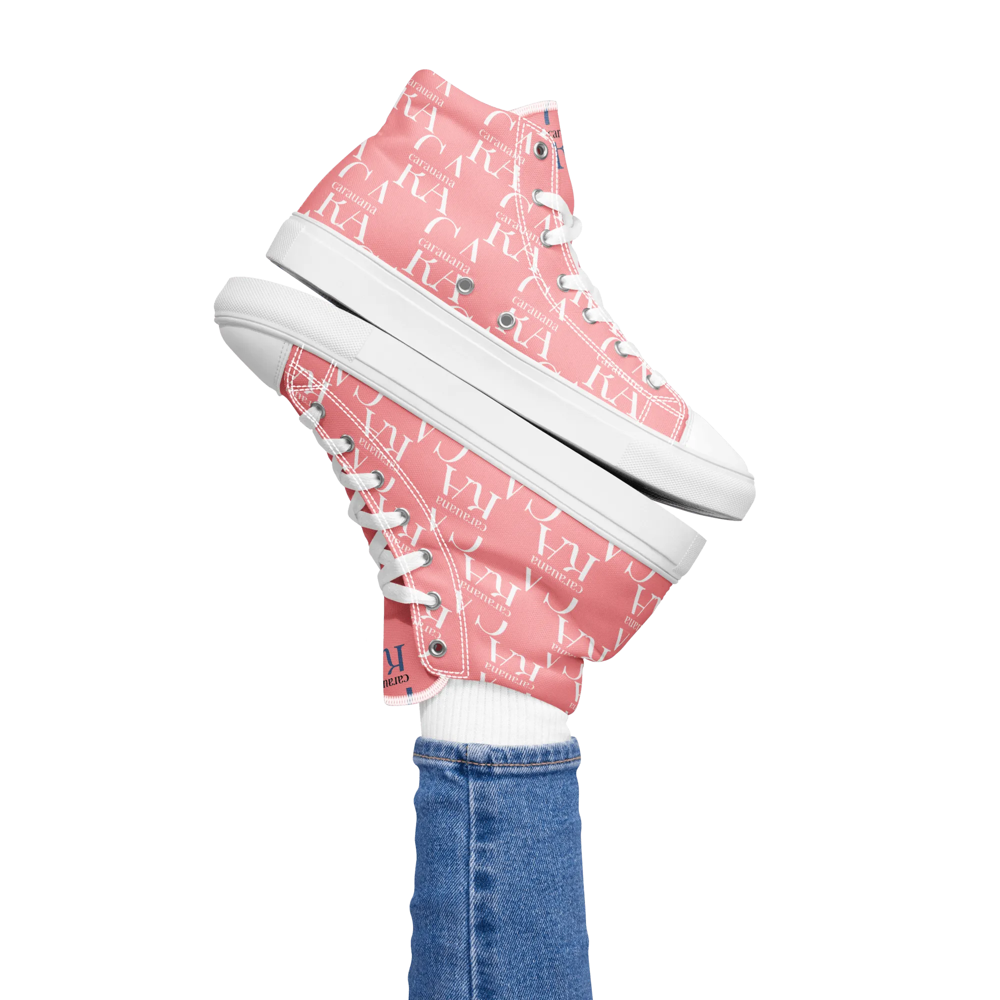 CARAUANA Hip Hop canvas shoes Pink Branded