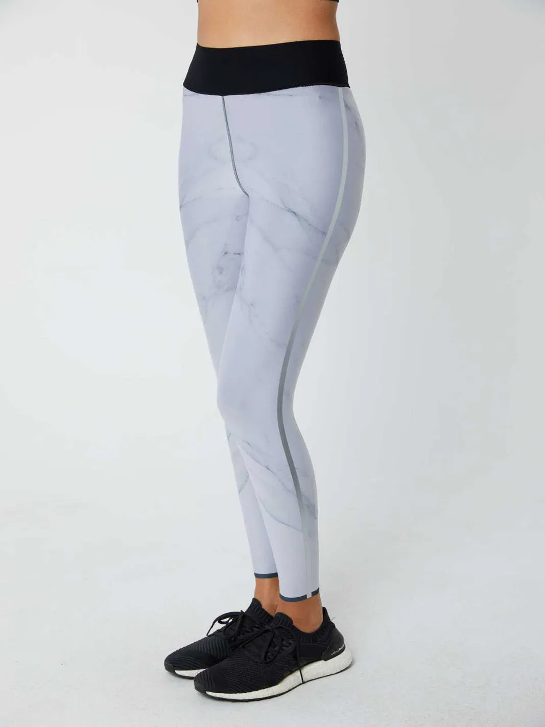 Ceramic Ultra High Legging, White/Silver