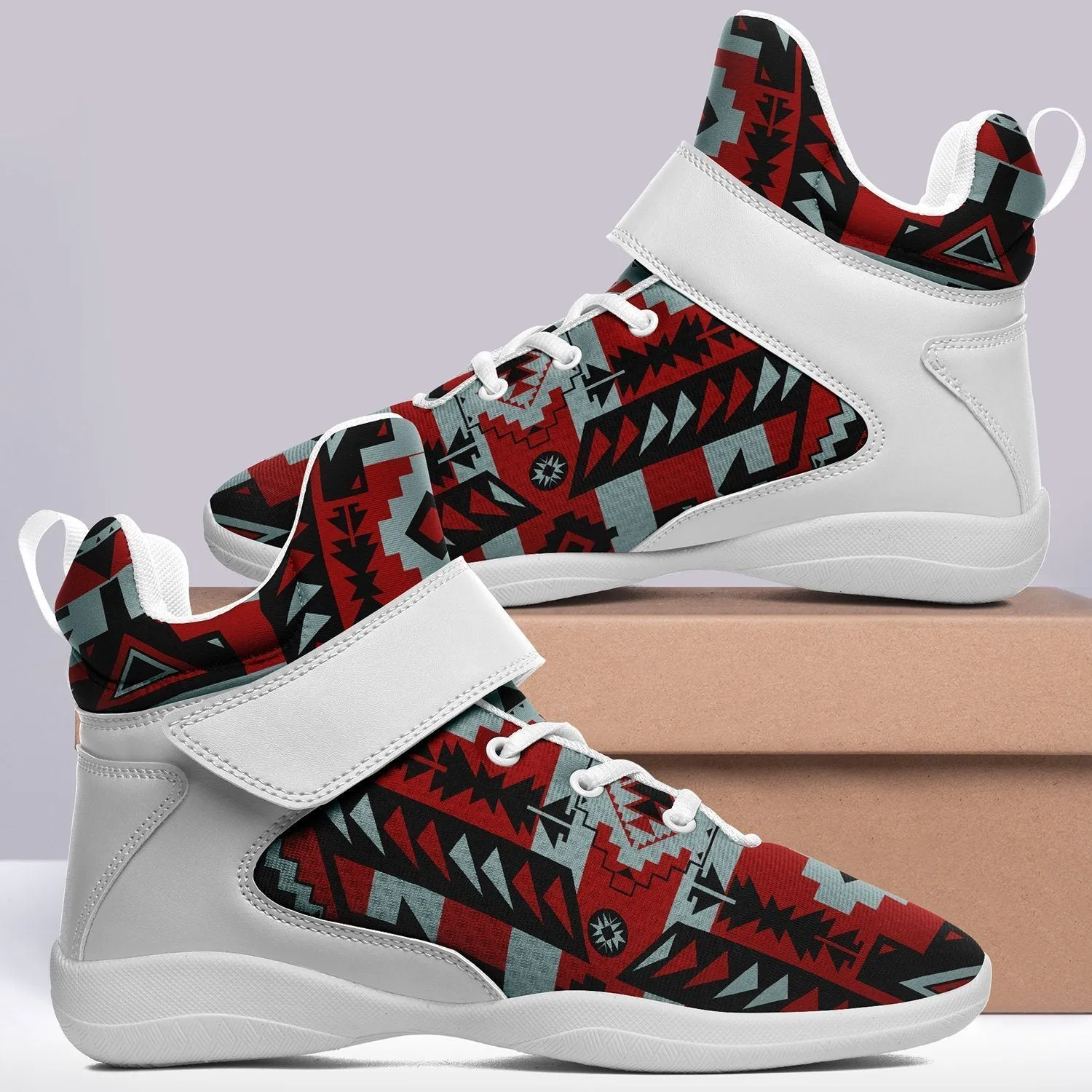 Chiefs Mountain Candy Sierra Dark Ipottaa Basketball / Sport High Top Shoes - White Sole