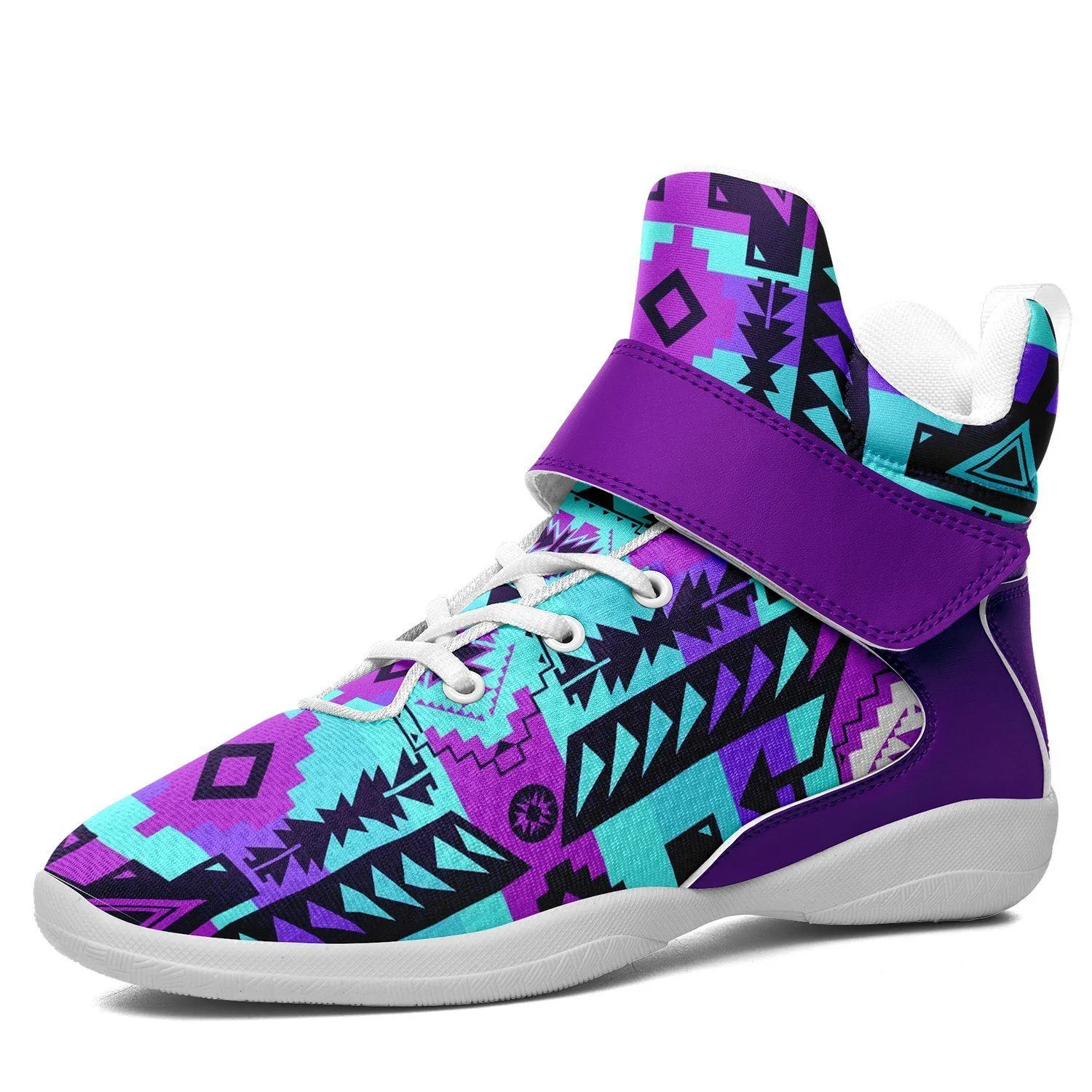 Chiefs Mountain Moon Shadow Ipottaa Basketball / Sport High Top Shoes - White Sole