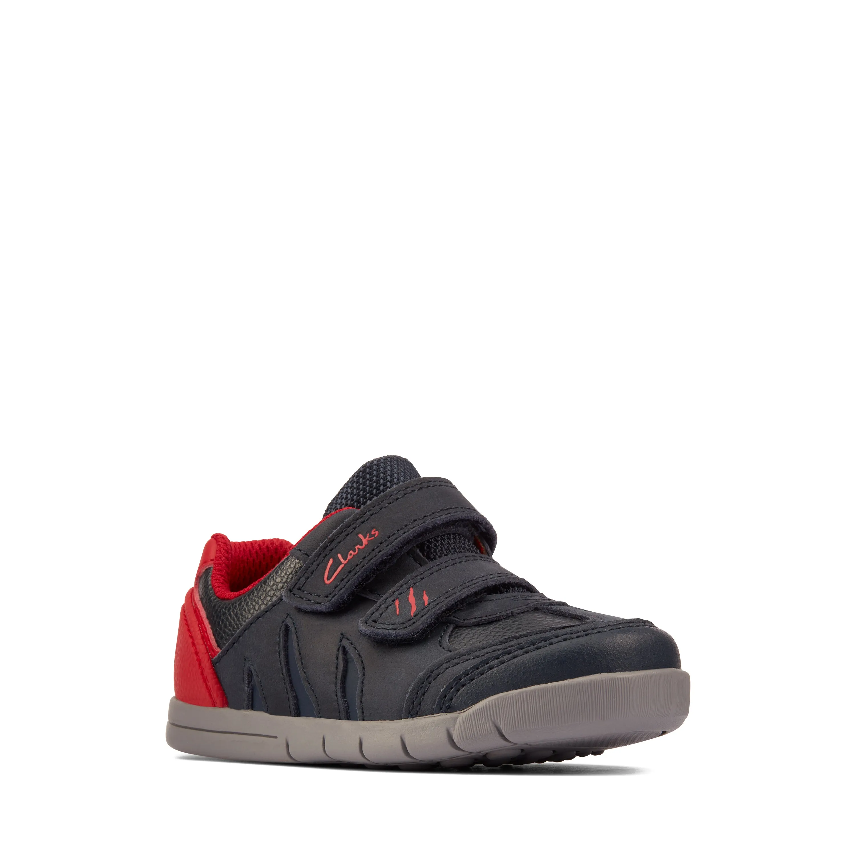 Clarks Rex Play Boys Navy-Red Shoe