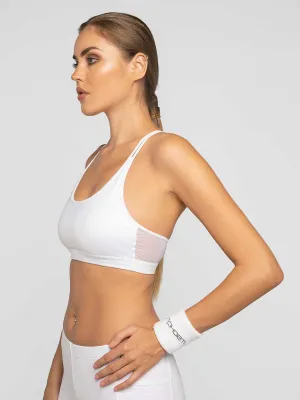 Classic Strappy Bra - White