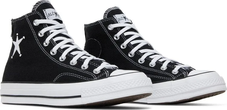 Converse Stussy x Chuck 70 High Black sneakers, black