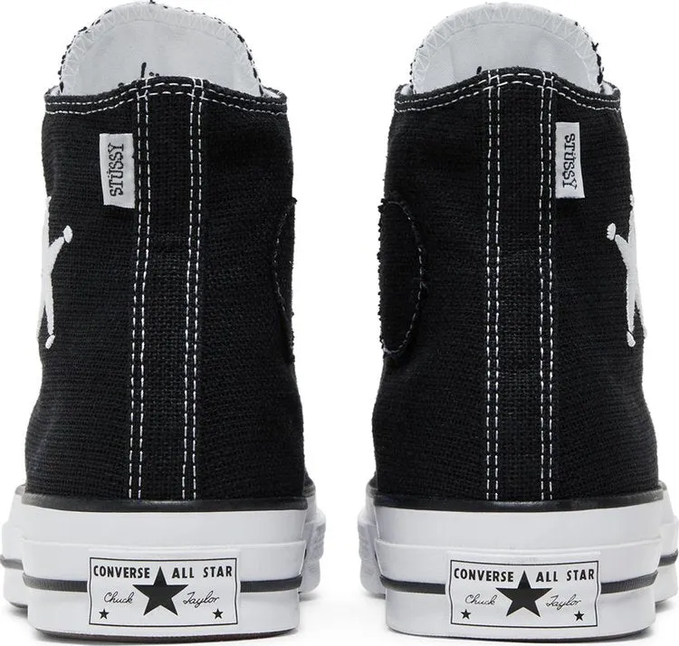 Converse Stussy x Chuck 70 High Black sneakers, black