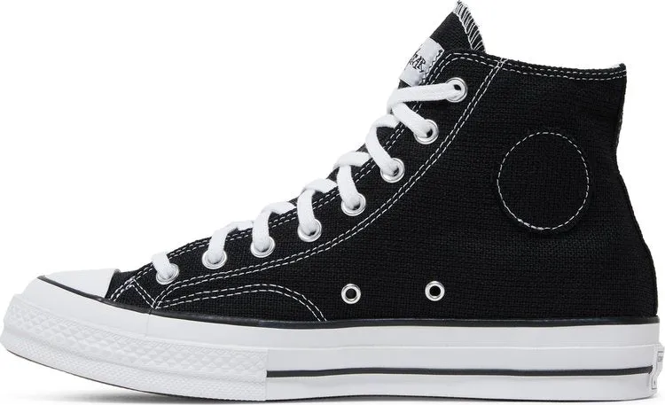 Converse Stussy x Chuck 70 High Black sneakers, black