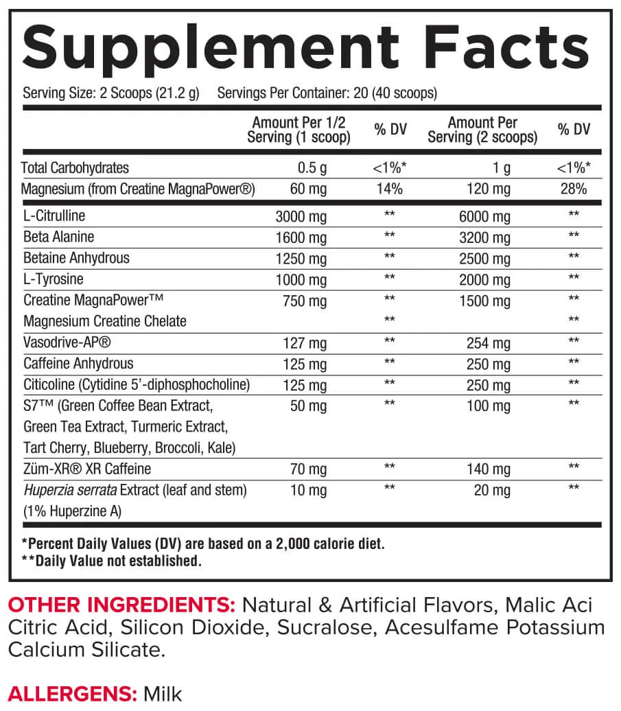 Core Fury Pre-Workout