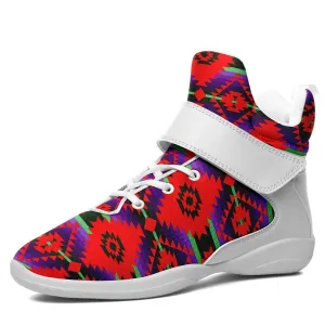 Cree Confederacy Chicken Dance Ipottaa Basketball / Sport High Top Shoes - White Sole