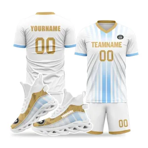 Custom Soccer Uniform Jersey and Maxsoul Shoes Personalized Sneaker Combo ZH-D020159-10