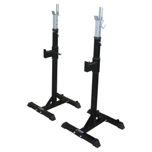 Customizable Steel Squat Rack Stand Pair With Wheels